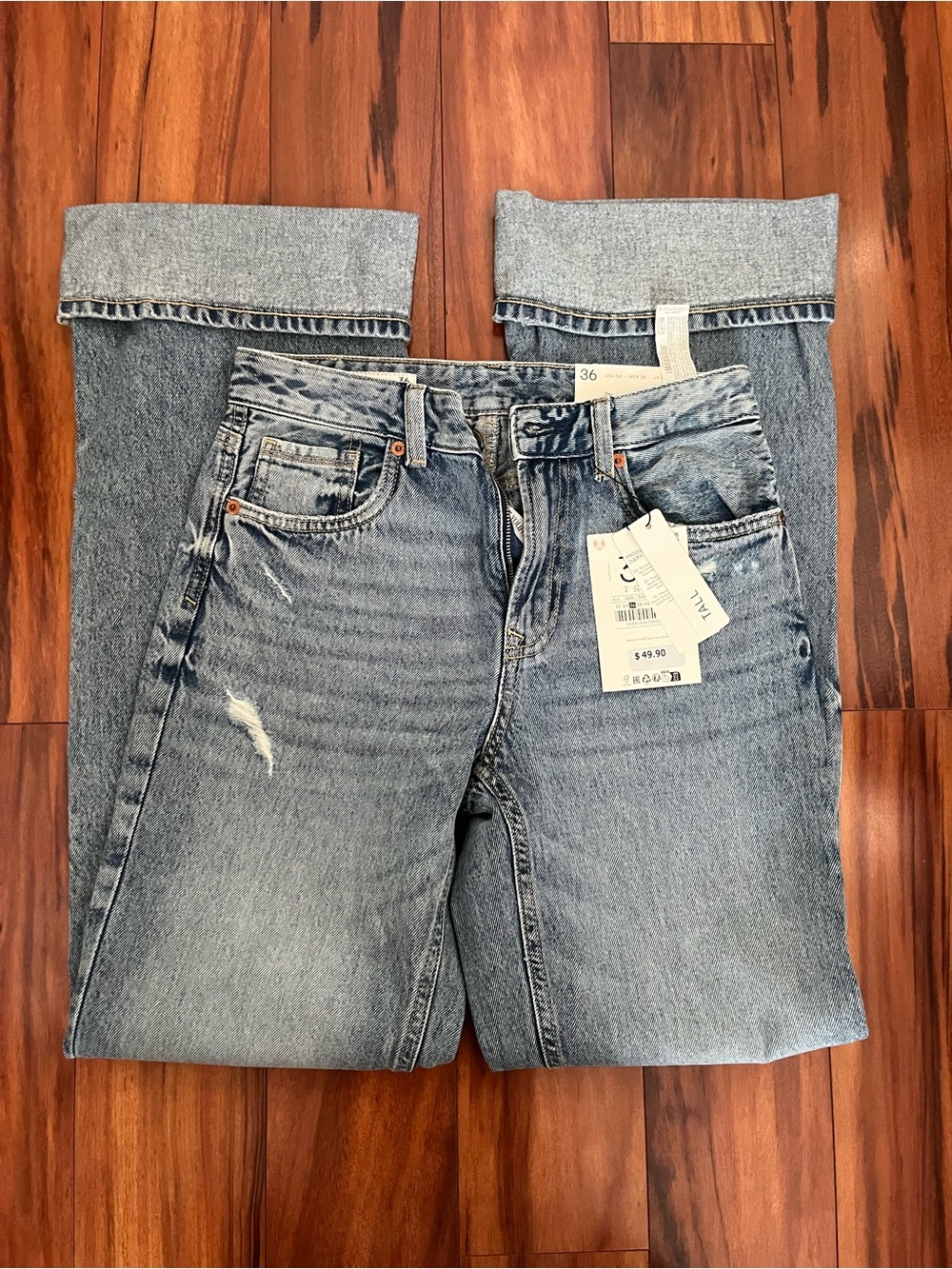 stradivarius Straight Leg Jeans